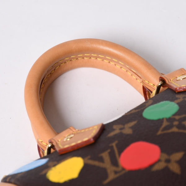 Very Good Condition LOUISVUITTON Louis Vuitton Yayoi Kusama Nano Speedy Multicolor 2WAY Mini Handbag M81979 Used 4a001168