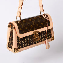 画像をギャラリービューアに読み込む, 極美品 LOUIS VUITTON ルイヴィトン モノグラムツィーディ ショルダーバッグ M92820 世界限定1000個 ブラウン ゴールド金具 中古 4a001145