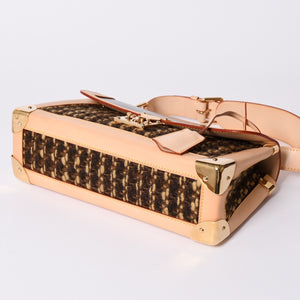 Very Good LOUIS VUITTON Monogram Tweedy Shoulder Bag M92820 World Limited 1000 Pieces Brown Gold Hardware Used 4a001145