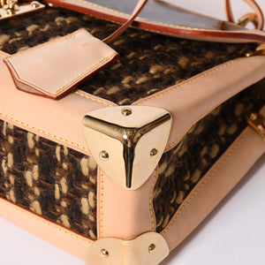 Very Good LOUIS VUITTON Monogram Tweedy Shoulder Bag M92820 World Limited 1000 Pieces Brown Gold Hardware Used 4a001145