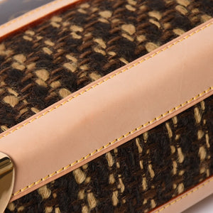 Very Good LOUIS VUITTON Monogram Tweedy Shoulder Bag M92820 World Limited 1000 Pieces Brown Gold Hardware Used 4a001145