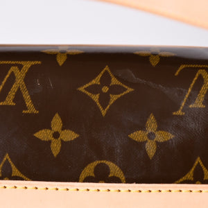Very Good LOUIS VUITTON Monogram Tweedy Shoulder Bag M92820 World Limited 1000 Pieces Brown Gold Hardware Used 4a001145