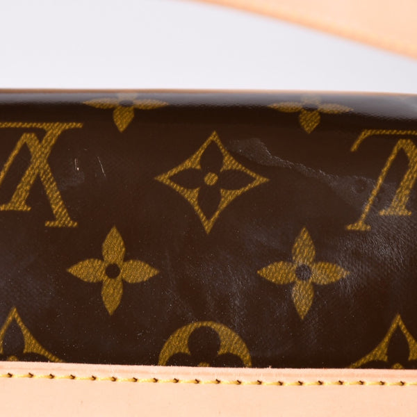 Very Good LOUIS VUITTON Monogram Tweedy Shoulder Bag M92820 World Limited 1000 Pieces Brown Gold Hardware Used 4a001145