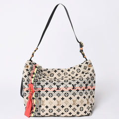 Very good condition LOUIS VUITTON Scrunchie Bohemian Shoulder Bag M40359 Monogram Canvas Beige Multicolor Used 4a001163