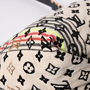 Very good condition LOUIS VUITTON Scrunchie Bohemian Shoulder Bag M40359 Monogram Canvas Beige Multicolor Used 4a001163