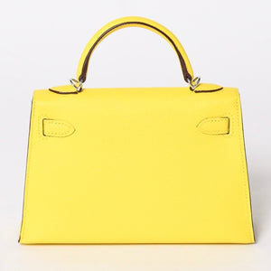 Like new HERMES MINI KELLY II 2WAY bag Epson Jaune naple Palladium hardware K stamp Made in 2025 Used 4a001498