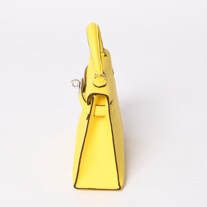 Like new HERMES MINI KELLY II 2WAY bag Epson Jaune naple Palladium hardware K stamp Made in 2025 Used 4a001498
