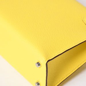 Like new HERMES MINI KELLY II 2WAY bag Epson Jaune naple Palladium hardware K stamp Made in 2025 Used 4a001498