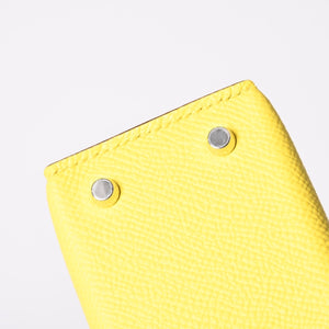 Like new HERMES MINI KELLY II 2WAY bag Epson Jaune naple Palladium hardware K stamp Made in 2025 Used 4a001498
