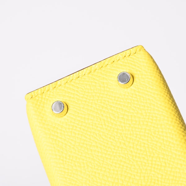 Like new HERMES MINI KELLY II 2WAY bag Epson Jaune naple Palladium hardware K stamp Made in 2025 Used 4a001498