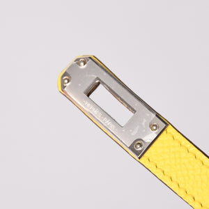 Like new HERMES MINI KELLY II 2WAY bag Epson Jaune naple Palladium hardware K stamp Made in 2025 Used 4a001498