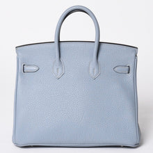 画像をギャラリービューアに読み込む, 新品同様品 HERMES エルメス バーキン25 ハンドバッグ □P刻印 トゴ シエル シルバー金具 中古 4a001775