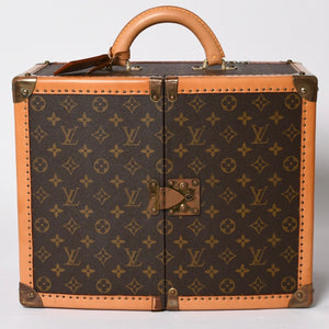 LOUIS VUITTON Louis Vuitton x Sharon Stone Vanity Trunk Case Monogram amfAR American AIDS Research Fund Good Used 4a001148