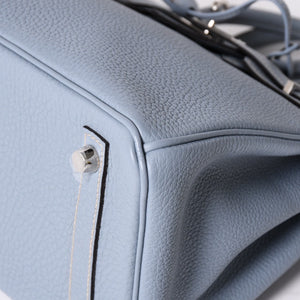 新品同様品 HERMES エルメス バーキン25 ハンドバッグ □P刻印 トゴ シエル シルバー金具 中古 4a001775