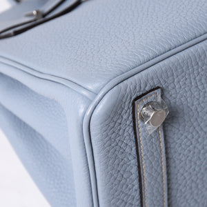 新品同様品 HERMES エルメス バーキン25 ハンドバッグ □P刻印 トゴ シエル シルバー金具 中古 4a001775