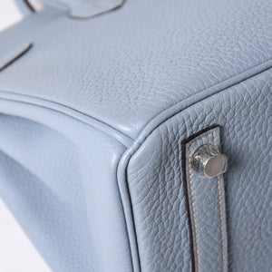 新品同様品 HERMES エルメス バーキン25 ハンドバッグ □P刻印 トゴ シエル シルバー金具 中古 4a001775