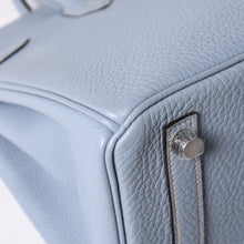 画像をギャラリービューアに読み込む, 新品同様品 HERMES エルメス バーキン25 ハンドバッグ □P刻印 トゴ シエル シルバー金具 中古 4a001775