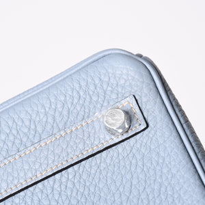 新品同様品 HERMES エルメス バーキン25 ハンドバッグ □P刻印 トゴ シエル シルバー金具 中古 4a001775