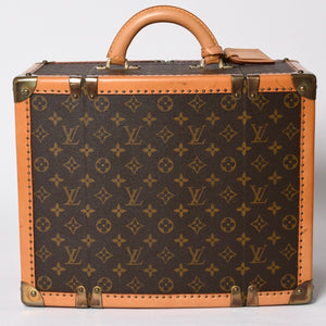 LOUIS VUITTON Louis Vuitton x Sharon Stone Vanity Trunk Case Monogram amfAR American AIDS Research Fund Good Used 4a001148