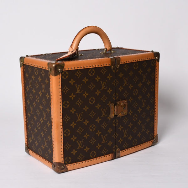 LOUIS VUITTON Louis Vuitton x Sharon Stone Vanity Trunk Case Monogram amfAR American AIDS Research Fund Good Used 4a001148