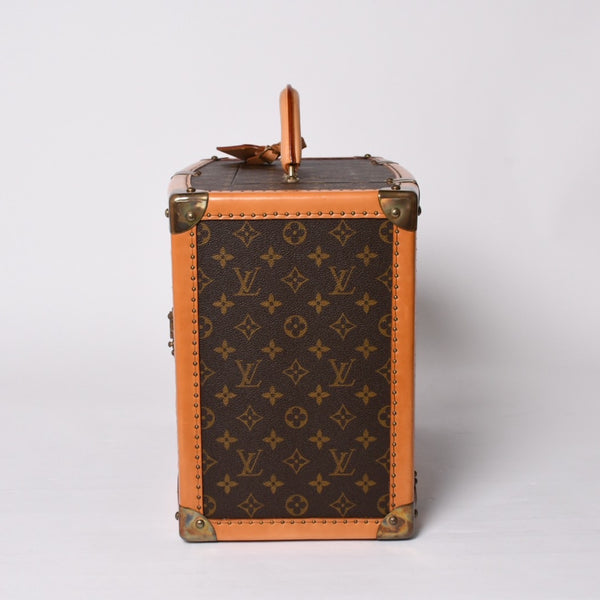 LOUIS VUITTON Louis Vuitton x Sharon Stone Vanity Trunk Case Monogram amfAR American AIDS Research Fund Good Used 4a001148