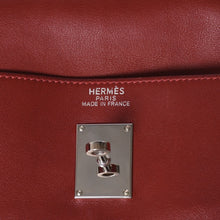 画像をギャラリービューアに読み込む, 極美品 激レア HERMES エルメス ケリー50 リラックス バレニア ルージュアッシュ シルバー金具 □O刻印 ハンドバッグ 中古 4a001527