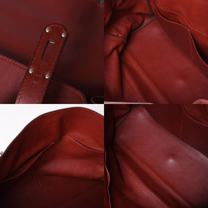 極美品 激レア HERMES エルメス ケリー50 リラックス バレニア ルージュアッシュ シルバー金具 □O刻印 ハンドバッグ 中古 4a001527