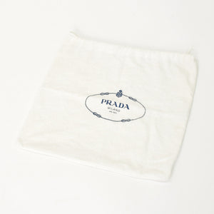 極美品 PRADA プラダ ワンショルダーバッグ トライアングルロゴ B10869 サテン パープル シルバー金具 中古 4a000143