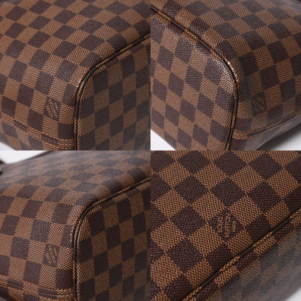 極美品 LOUIS VUITTON ルイヴィトン ハンドバッグ 新型 ネヴァーフルPM N41359 ダミエエベヌキャンバス ブラウン 中古 4b011556