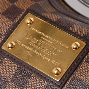 LOUIS VUITTON ルイヴィトン ハンドバッグ ワンショルダーバッグ テムズPM ダミエ・エベヌ N48180 ゴールド金具 美品 中古 4b009059