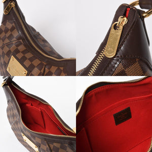 LOUIS VUITTON ルイヴィトン ハンドバッグ ワンショルダーバッグ テムズPM ダミエ・エベヌ N48180 ゴールド金具 美品 中古 4b009059