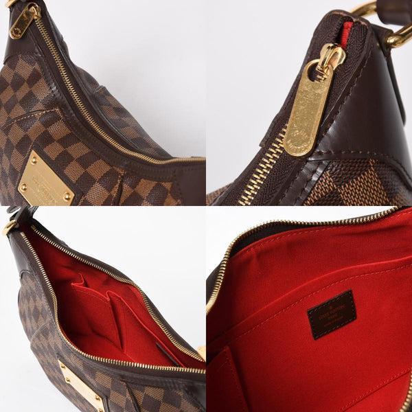 LOUIS VUITTON ルイヴィトン ハンドバッグ ワンショルダーバッグ テムズPM ダミエ・エベヌ N48180 ゴールド金具 美品 中古 4b009059