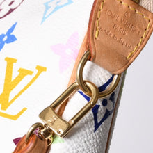 画像をギャラリービューアに読み込む, LOUIS VUITTON ルイヴィトン ポシェット アクセソワール アクセサリーポーチ M92649 モノグラムマルチカラー ホワイト 美品 中古 4a001160