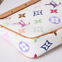 画像をギャラリービューアに読み込む, LOUIS VUITTON ルイヴィトン ポシェット アクセソワール アクセサリーポーチ M92649 モノグラムマルチカラー ホワイト 美品 中古 4a001160