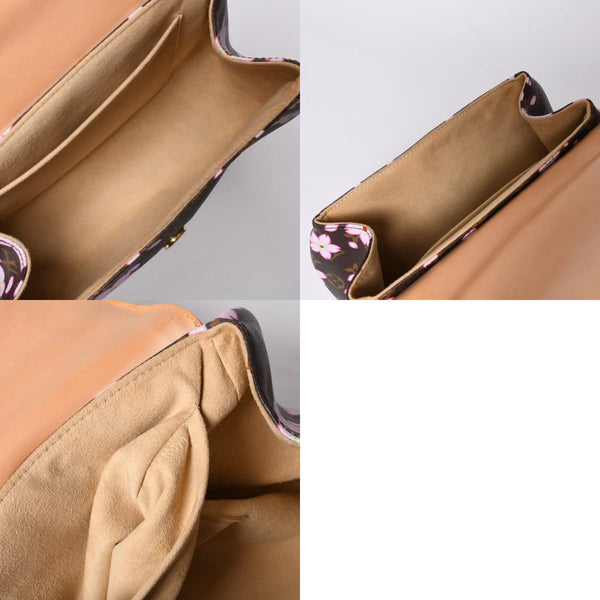 LOUIS VUITTON Sac Retro PM Maron Handbag M92012 Monogram Cherry Blossom Brown Good Condition Used 4a001438
