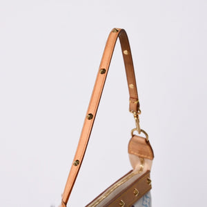 Very Good Condition LOUIS VUITTON Pochette Accessory Pouch M92649 Monogram Multicolor White Used 4a001160