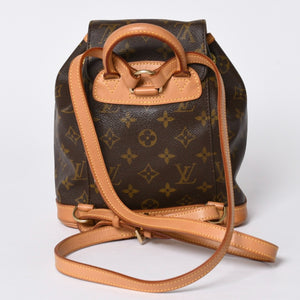 Very good condition LOUIS VUITTON Mini Montsouris Rucksack Backpack M51137 Monogram Brown Used 4a001585