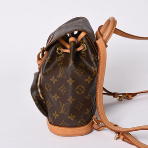 Very good condition LOUIS VUITTON Mini Montsouris Rucksack Backpack M51137 Monogram Brown Used 4a001585
