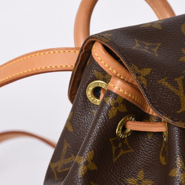 Very good condition LOUIS VUITTON Mini Montsouris Rucksack Backpack M51137 Monogram Brown Used 4a001585