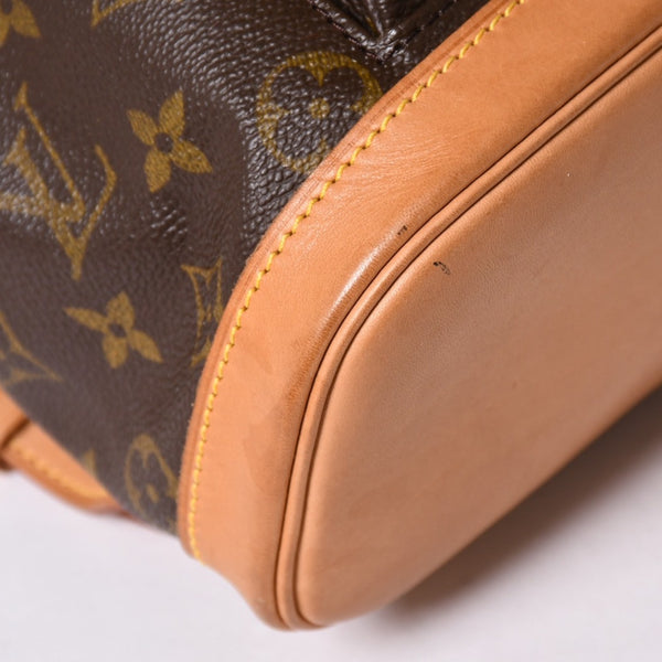 Very good condition LOUIS VUITTON Mini Montsouris Rucksack Backpack M51137 Monogram Brown Used 4a001585