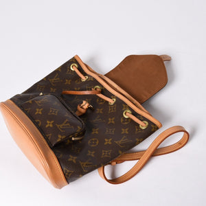 Very good condition LOUIS VUITTON Mini Montsouris Rucksack Backpack M51137 Monogram Brown Used 4a001585