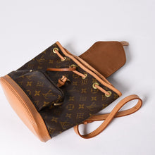 画像をギャラリービューアに読み込む, 極美品 LOUIS VUITTON ルイヴィトン ミニモンスリ リュック バックパック M51137 モノグラム ブラウン 中古 4a001585