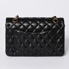 画像をギャラリービューアに読み込む, 新品同様 CHANEL シャネル マトラッセ23 Wフラップ Wチェーンショルダーバッグ 22番台 ココマーク ラムスキン ブラック 中古 4a001171