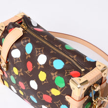 画像をギャラリービューアに読み込む, 新品未使用品 LOUIS VUITTON ルイヴィトン 草間彌生 モノグラム サイドトランク ショルダーバッグ ハンドバッグ ブラウン レザー M46396 中古 4a001439