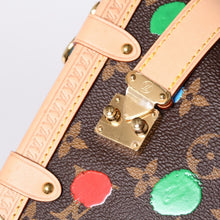 画像をギャラリービューアに読み込む, 新品未使用品 LOUIS VUITTON ルイヴィトン 草間彌生 モノグラム サイドトランク ショルダーバッグ ハンドバッグ ブラウン レザー M46396 中古 4a001439