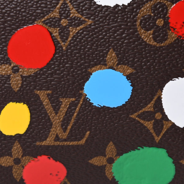 New Unused LOUIS VUITTON Yayoi Kusama Monogram Side Trunk Shoulder Bag Handbag Brown Leather M46396 Used 4a001439