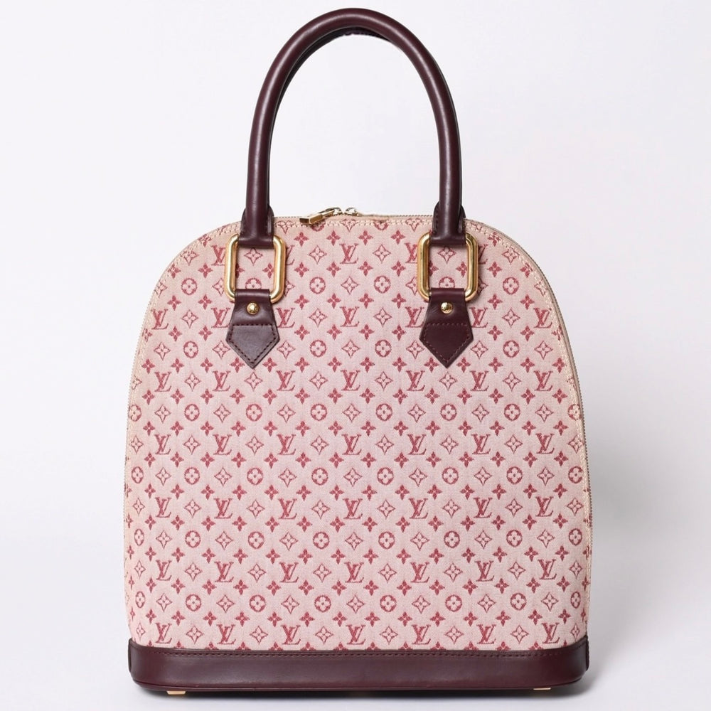 LOUIS VUITTON Monogram Alma O Handbag M92204 Pink Gold Hardware Good Condition Used 4a001573