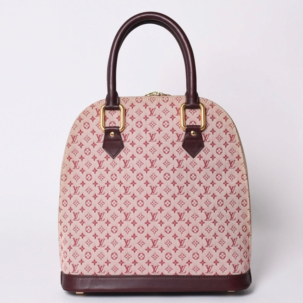LOUIS VUITTON Monogram Alma O Handbag M92204 Pink Gold Hardware Good Condition Used 4a001573
