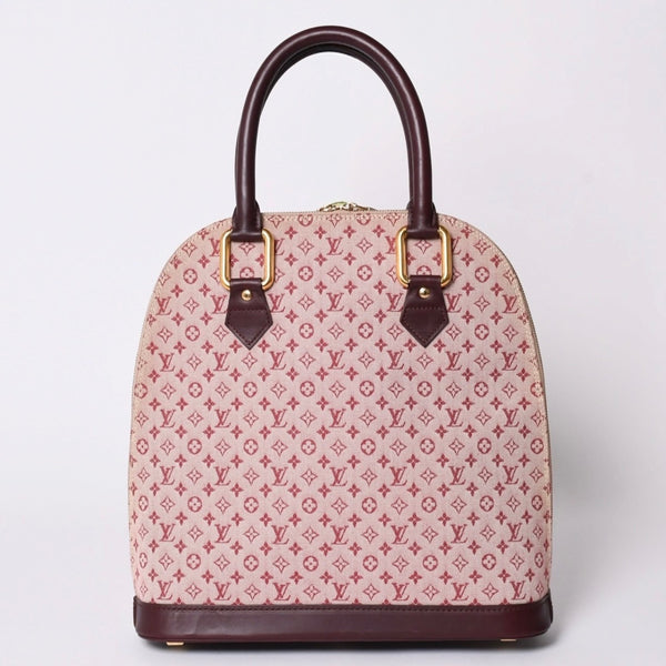LOUIS VUITTON Monogram Alma O Handbag M92204 Pink Gold Hardware Good Condition Used 4a001573