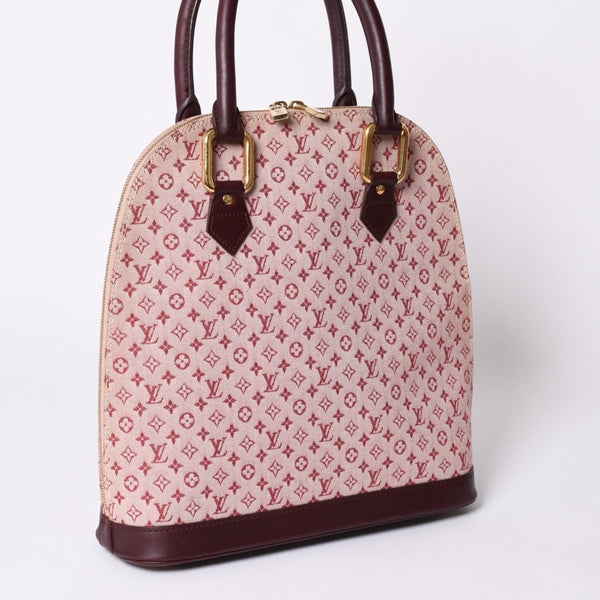 LOUIS VUITTON Monogram Alma O Handbag M92204 Pink Gold Hardware Good Condition Used 4a001573